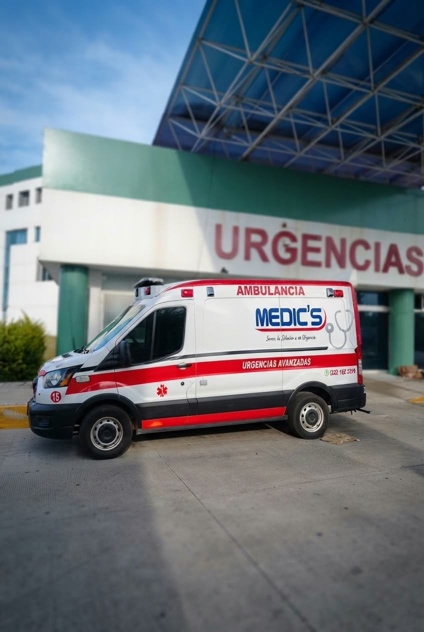 Unidad de Medic's Ambulancias en Atlixco, Puebla