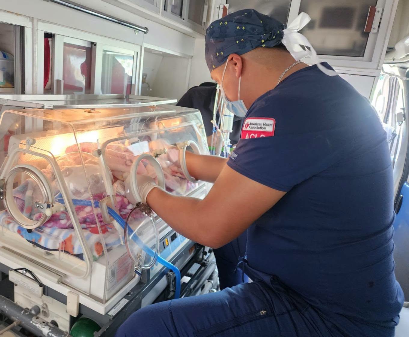 Traslado con incubadora